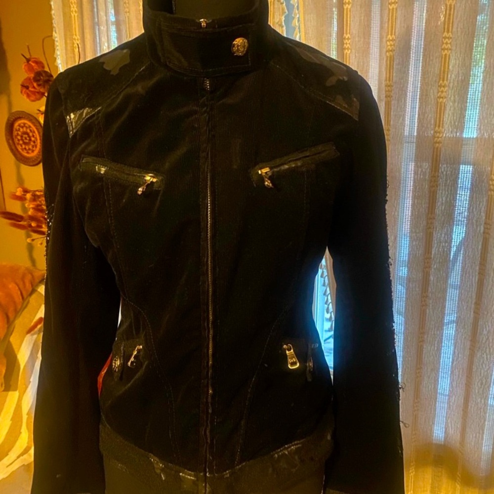 Dolce & Gabbana Black Zip-Up Jacket